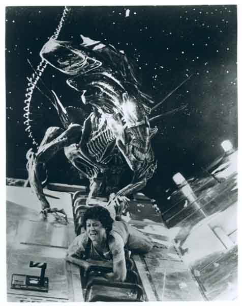 Ripley about to lose her shoe.